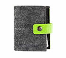 Eco-neutral Felt Cards Holder - Dark Grey